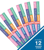 Carson Dellosa Education We Stick Together Bulletin Board Borders, 3" x 36", 12 Strips (CDP108520)