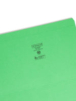 Smead File Folder, Reinforced Straight-Cut Tab, Legal Size, Green, 100/Box  (17110)