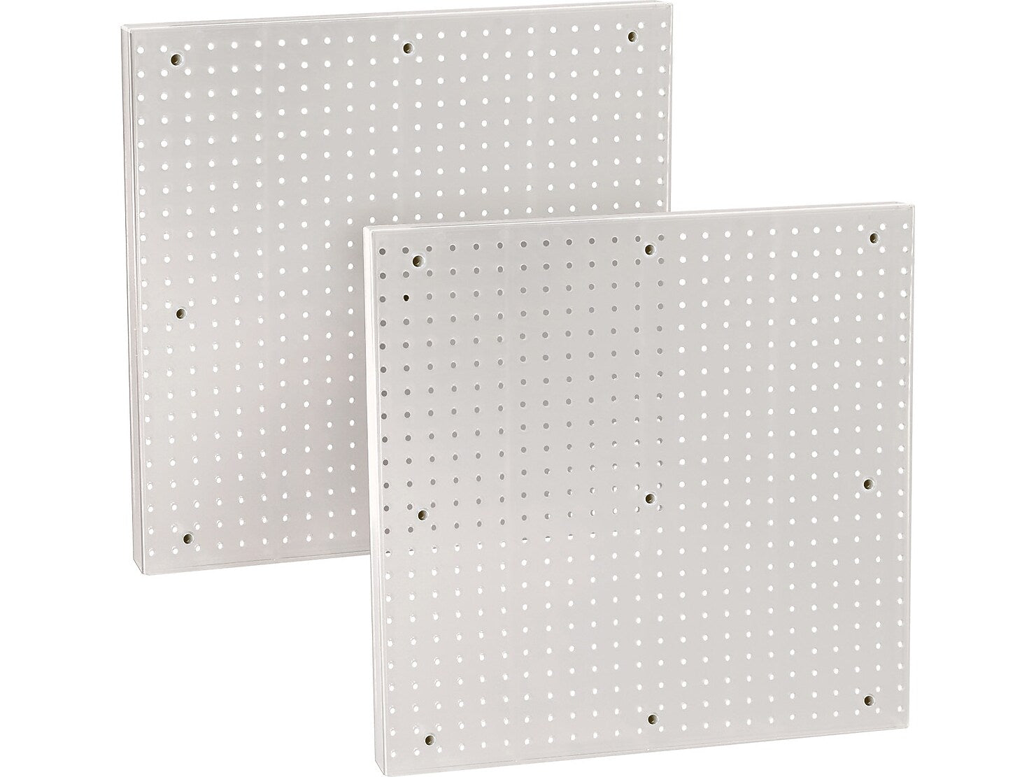 Azar 24" x 24" Pegboard Wall Panel, White, 2/Pack (772424-WHT-2PK)