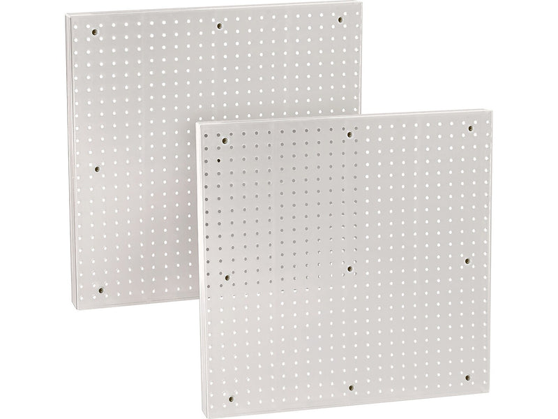 Azar 24" x 24" Pegboard Wall Panel, White, 2/Pack (772424-WHT-2PK)