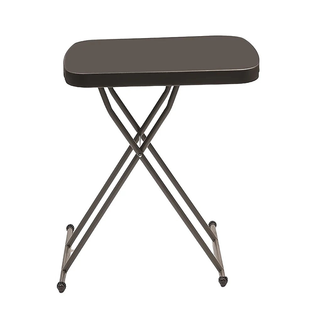 AbilityOne SKILCRAFT 18"W x 26"D Folding Table, Charcoal Gray (7110-01-702-6957)