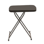 AbilityOne SKILCRAFT 18"W x 26"D Folding Table, Charcoal Gray (7110-01-702-6957)