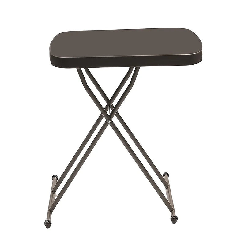AbilityOne SKILCRAFT 18"W x 26"D Folding Table, Charcoal Gray (7110-01-702-6957)