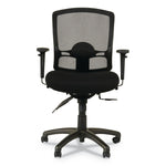 Alera Etros Series Mesh Back Fabric Computer and Desk Chair, Black (ALEET4017)
