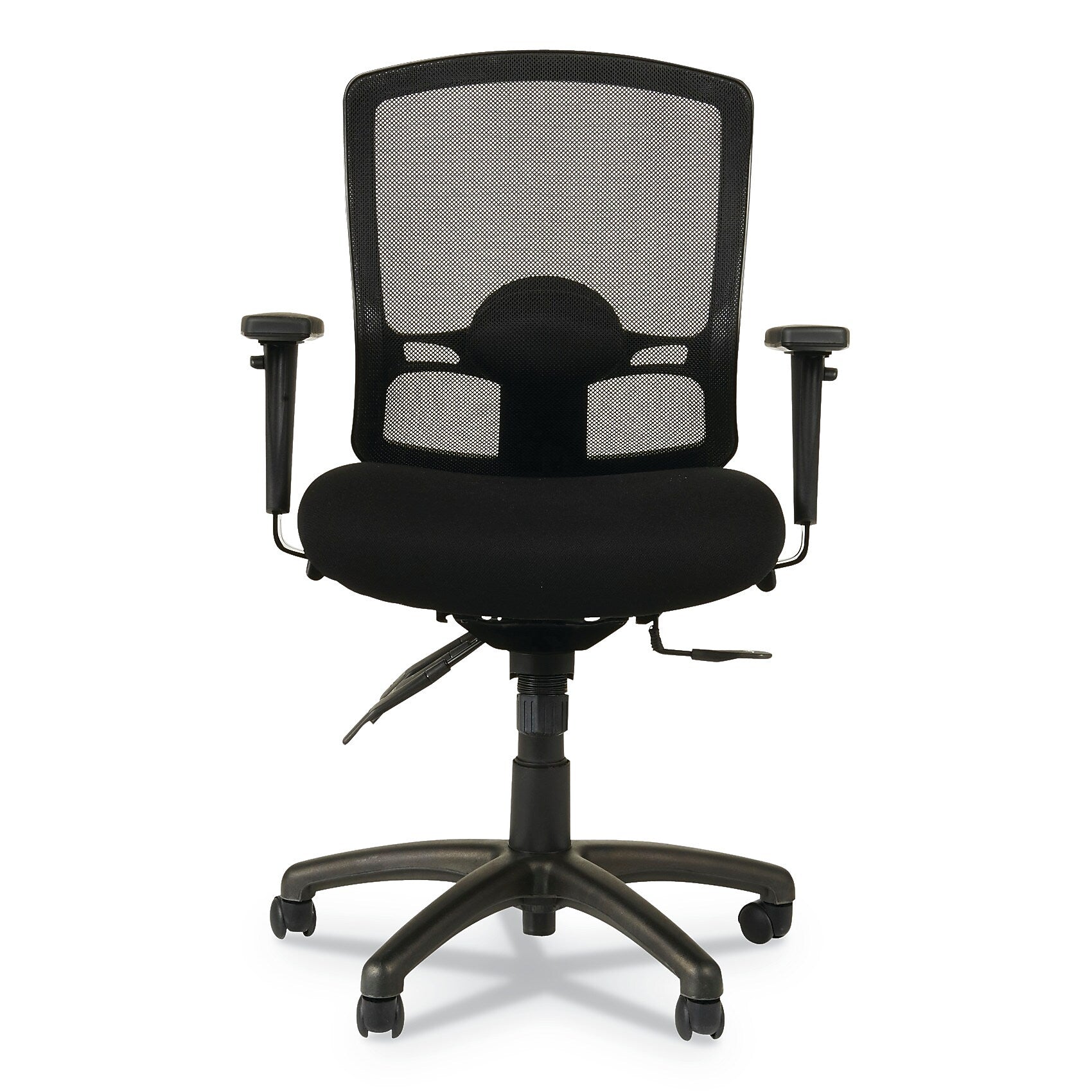 Alera Etros Series Mesh Back Fabric Computer and Desk Chair, Black (ALEET4017)