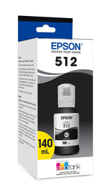 Epson T512 Black Standard Yield Ink Bottle (T512020-S)