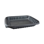 Pactiv Evergreen EarthChoice Entree2Go Takeout Container, 48 oz, 11.75 x 8.75 x 1.61, Black, Plastic, 200/Carton