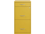 Space Solutions SOHO Organizer 3-Drawer Vertical File Cabinet, Letter Size, Lockable, Goldfinch (25280)