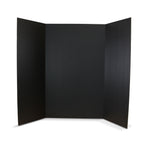 Flipside Corrugated Project Board, 3' x 4', Black, 24/Carton (30067-24)