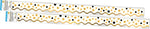 Barker Creek Double-Sided Scalloped Border, 36" x 2.25", Gold Bars, 26/Pack (BC3697)