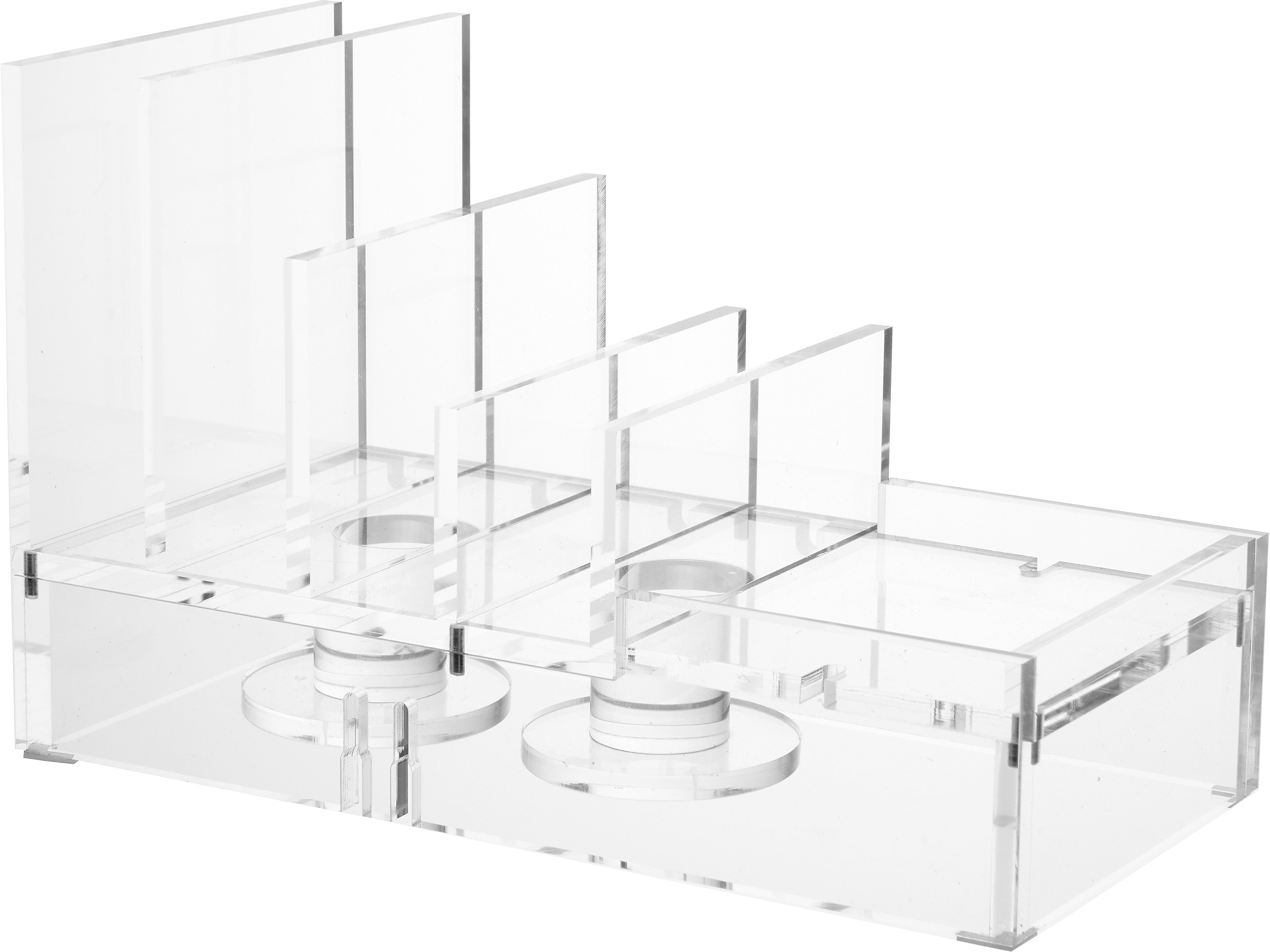 Russell+Hazel 5-Compartment Acrylic Tech Collator, Clear (49822)