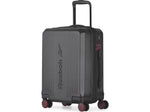 Reebok 21.25" Hardside Carry-On Suitcase, 8-Wheeled Spinner, TSA Checkpoint Friendly, Black (HLG4420RB-BLACK)