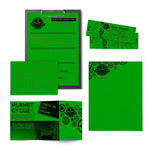 Astrobrights 8.5" x 11" Color Multipurpose Paper, 24 lbs., Gamma Green, 500 Sheets/Ream, 10/Ream (22541/21548CT)
