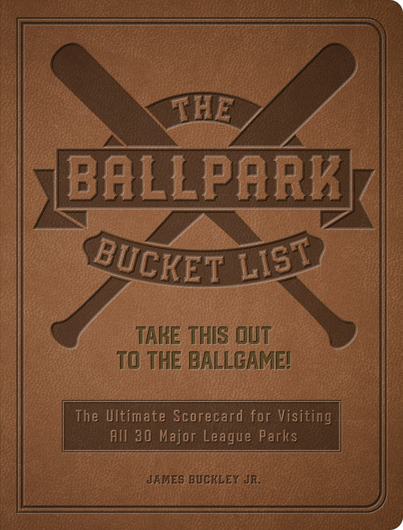 Quarto The Ballpark Bucket List by James Buckley Jr., Guided Journal  6.3" x 8.27", Brown, 176 Pages (9780760380567)