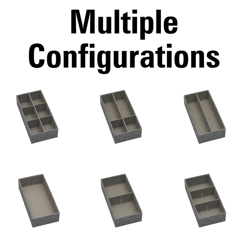 Household Essentials Drawer Organizers, Latte, 3/Pack (754-1)