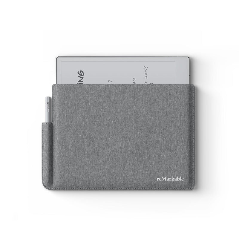 reMarkable Polymer Weave 10.3" Folio for reMarkable 2 Tablet and Marker/Marker Plus, Gray (RM310)
