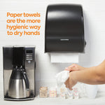 Coastwide Professional™ Recycled Hardwound Paper Towels, 1-Ply, 800 ft./Roll, 6 Rolls/Carton (CW20182)