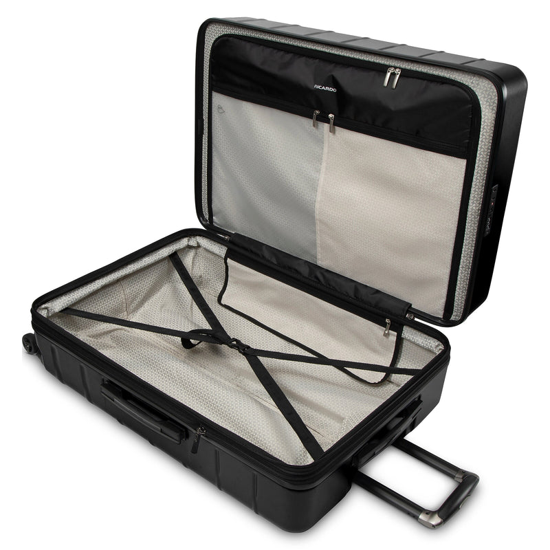 Ricardo Beverly Hills Cambria 29" Hardside  Suitcase, 8-Wheeled Spinner, Black (140-29-006-4VP)