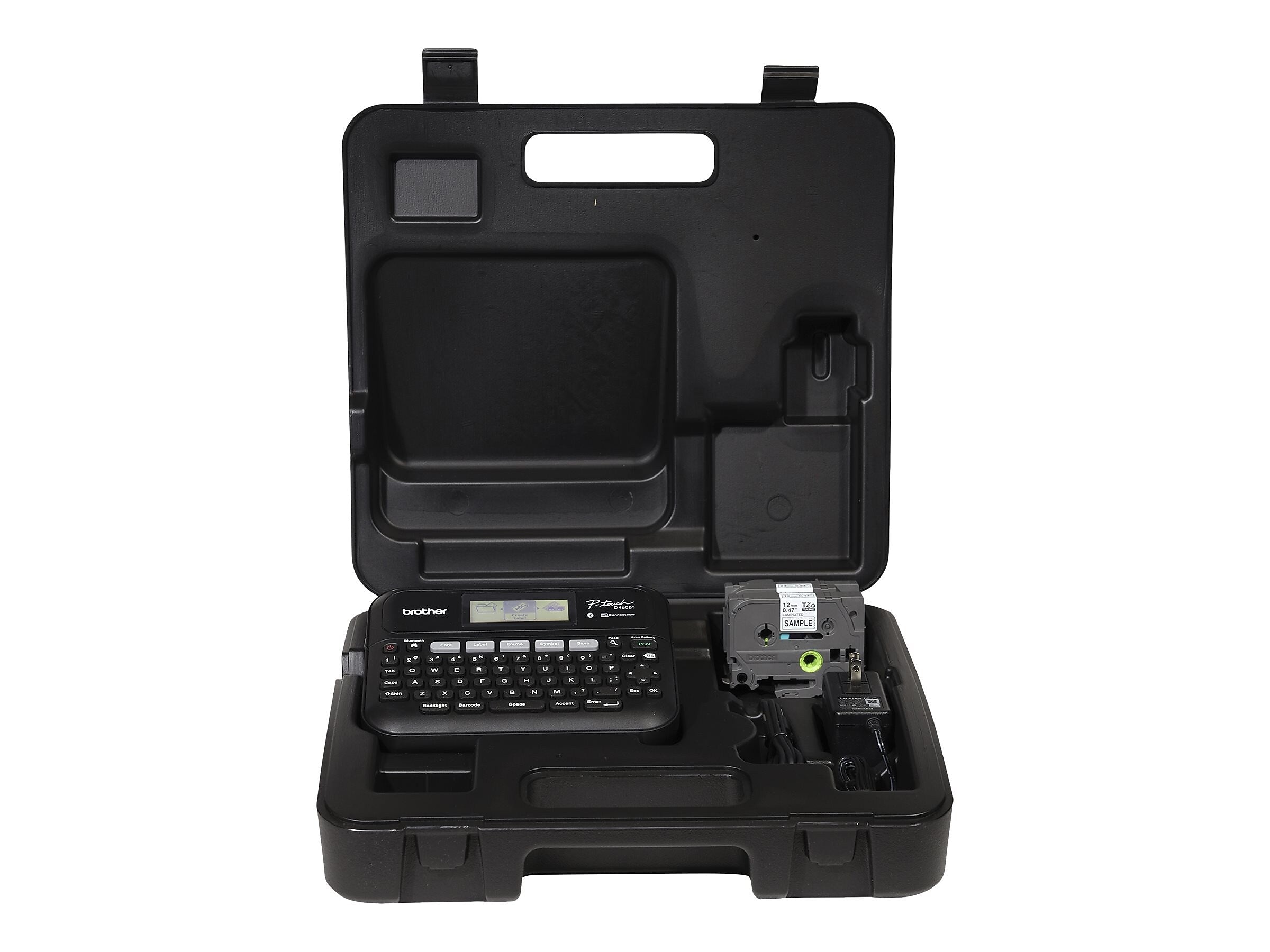 Brother P-Touch Desktop Thermal Label Maker, Black (PTD460BTVP)