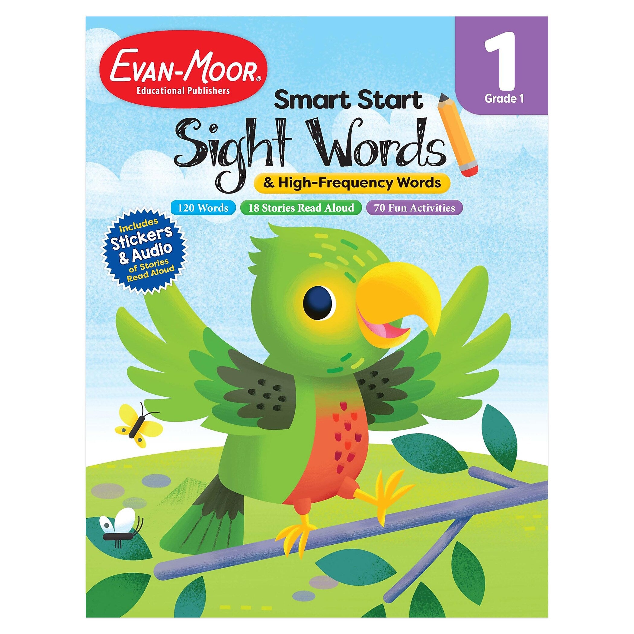 Evan-Moor Smart Start Acvitity Book Basic Skills Bundle, Grade 1 Workbook, 3 Books/Set
