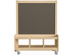 Flash Furniture Bright Beginnings 2-Person Art Station, 39.5", Brown Birch Plywood (MK-ME09050-GG)
