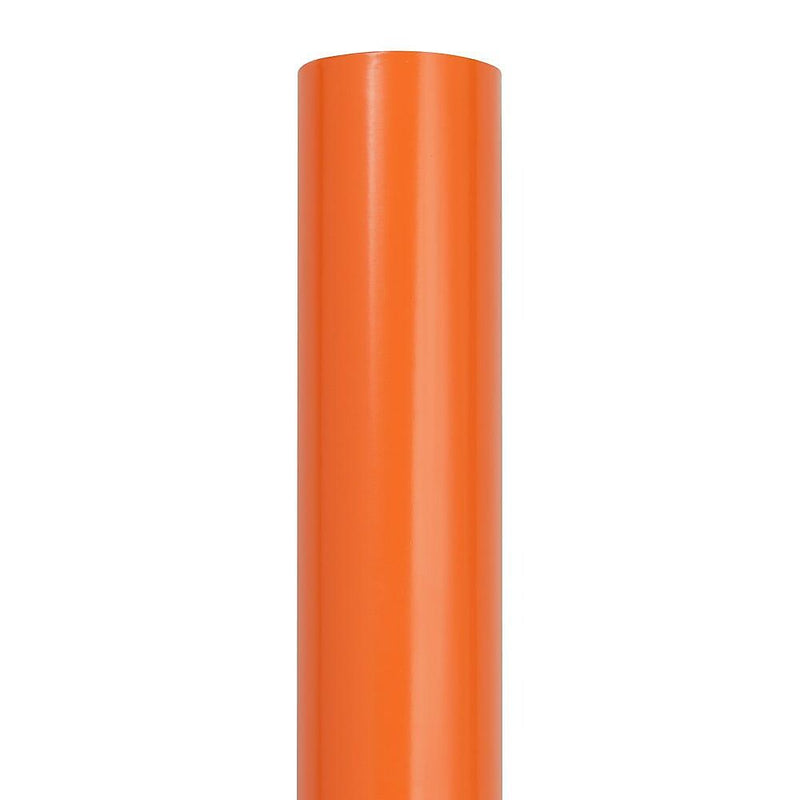 JAM Paper Short Mini Roll Wrapping Paper, 26.3 sq. ft., Orange, 2/Pack(165S25263org)
