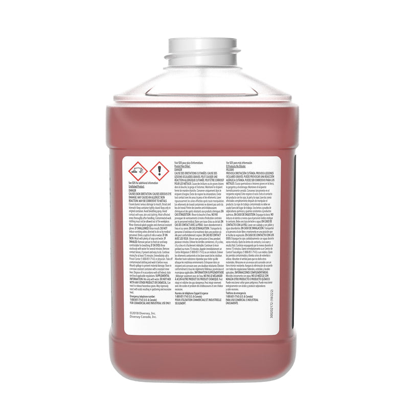 Spitfire SC Multipurpose Cleaner for Diversey J-Fill, Pine, 2.5 L / 2.64 U.S. Qt., 2/Carton (95892221)