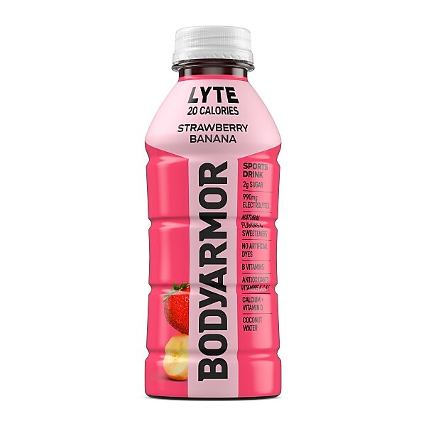 BodyArmor LYTE Strawberry Banana Sports Drink, 16 oz., 12/Pack (411896)