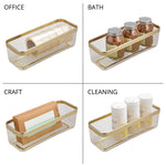 mDesign Steel Organizer, Soft Brass (25959)