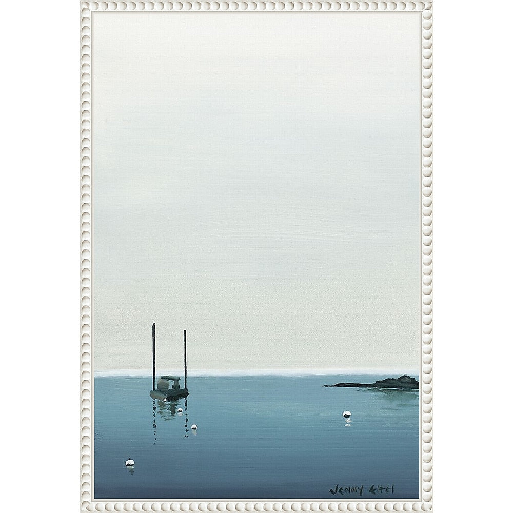 Amanti Art Calm Waters by Jen Eitel Framed Canvas Wall Art Print, 16" x 23" (A42678300028)