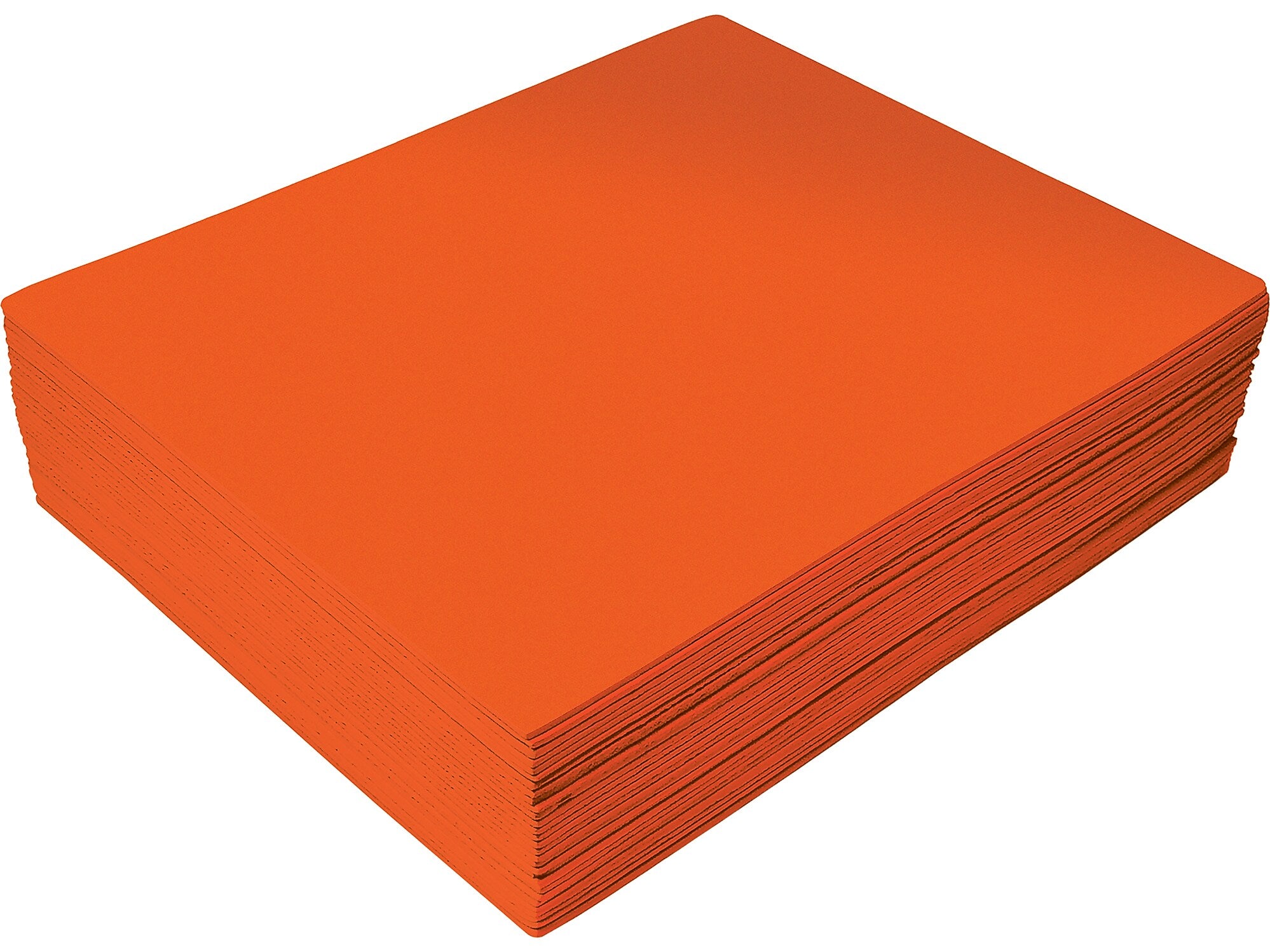 Better Office EVA Foam Sheet, Orange, 30/Pack (01217)