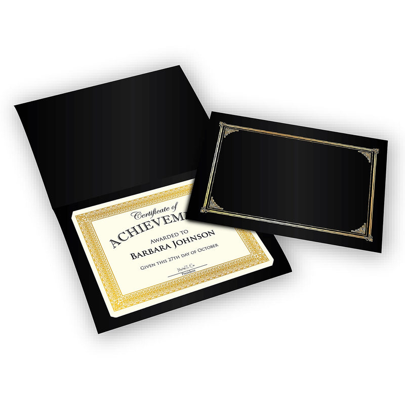 Royal Consumer Rome Gold Foil Certificates, Gold, 15/Pack (GEO47829)