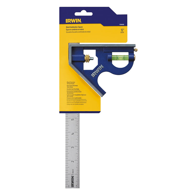 IRWIN Metal Combination Square, 12" (1794469)