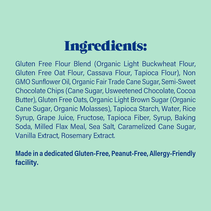Partake Gluten Free Soft Chocolate Chip Cookie Snack Pack, 1.09 oz., 24/Pack (220-02418)
