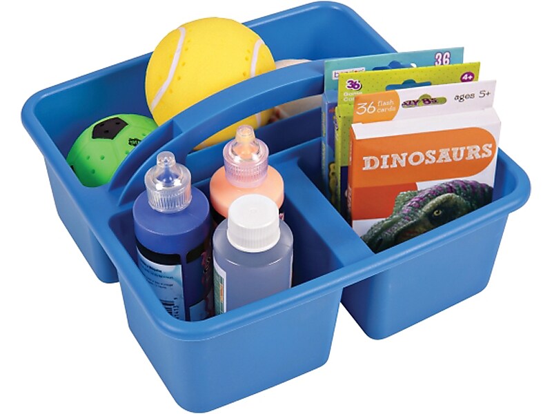 Deflect-O Kids' Storage Caddy, 5.34" x 9.37" x 9.32", Blue (39505BLU)