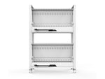 Luxor 32-Unit Tablet/Chromebook Open Charging Cart, White Steel (LOTM32)