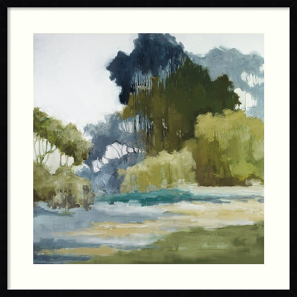 Amanti Art Bean Fields Tall Trees by Jacqueline Ellens Wood Framed Wall Art Print, 33" x 33" (A42675345300)