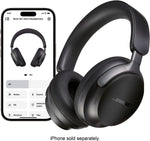 Bose QuietComfort Ultra Wireless Noise Cancelling Over-the-Ear Headphones, Black (880066-0100)