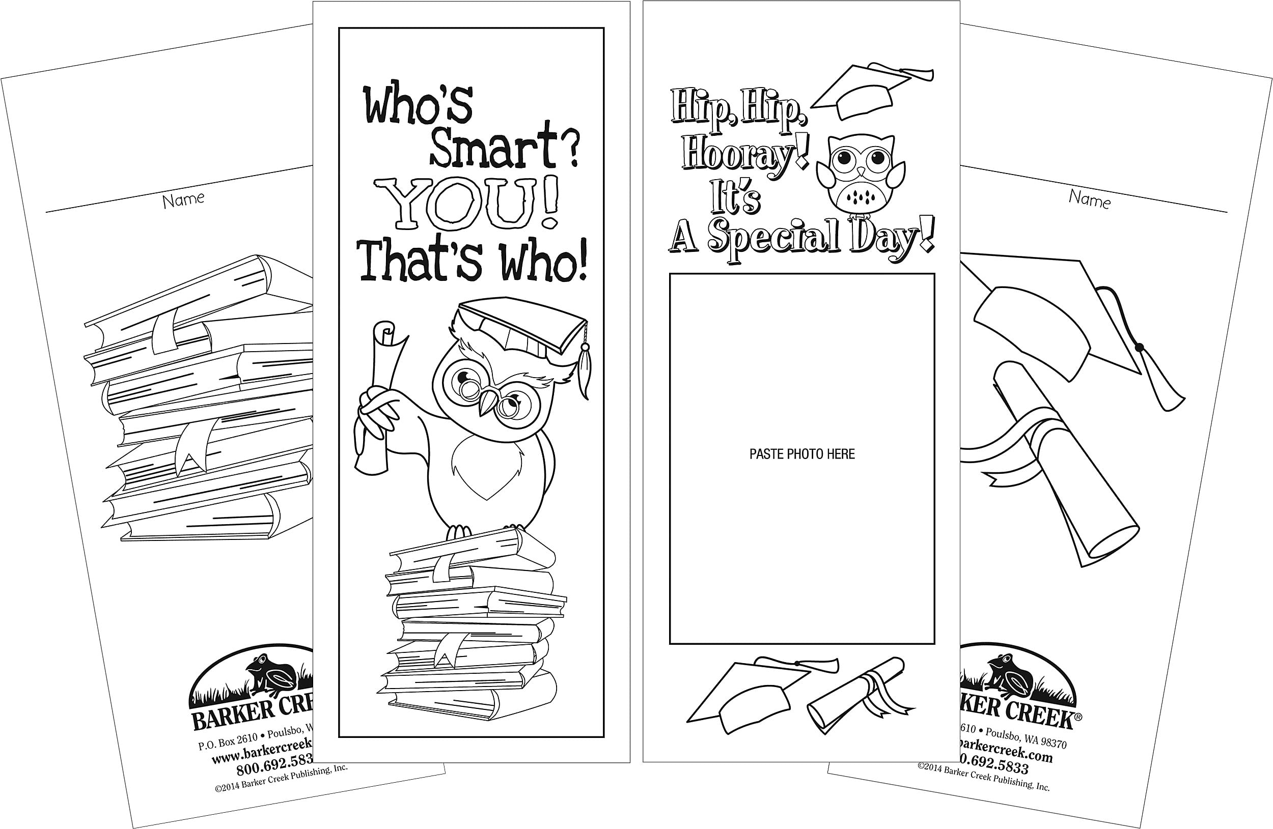 Barker Creek Celebrate Graduation/Promotion Bookmark Set, 60/Pack (LL2192)