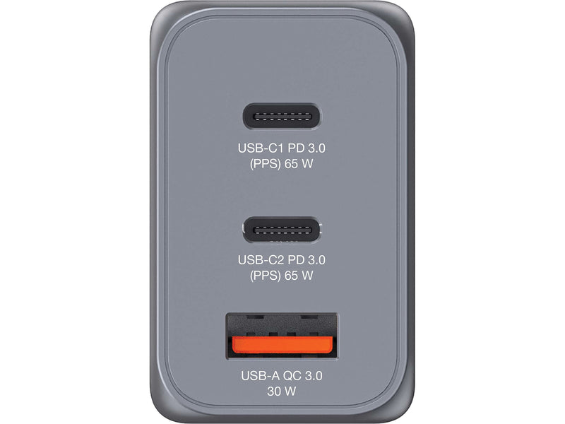 Verbatim 65W Wall Charger, Gray (32201)