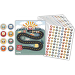 Teacher Created Resources Moving Mountains Road Trip Reward Trackers with Stickers, 5.25" x 6", 3 Packs/Bundle (TCR6869-3)