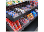Azar Large Open Lid Storage Tote, Clear, 4/Pack (556237-4PK)