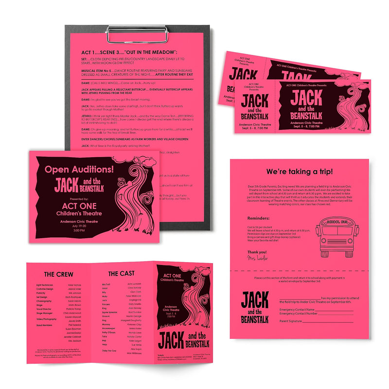 Astrobrights 8.5" x 11" Color Multipurpose Paper, 24 lbs., Plasma Pink, 500 Sheets/Ream, 10/Ream (WAU22119CT)