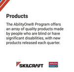 AbilityOne Skilcraft Dry Erase Marker Kit with Organizer, Chisel Tip, Assorted, 6/Kit (NSN3527321)