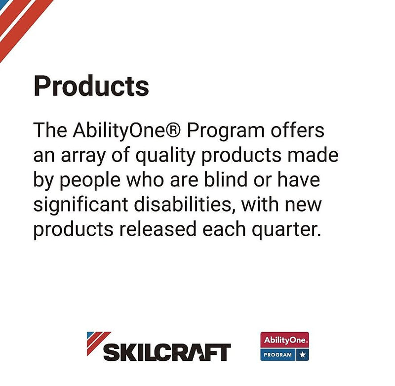 AbilityOne Skilcraft Dry Erase Marker Kit with Organizer, Chisel Tip, Assorted, 6/Kit (NSN3527321)
