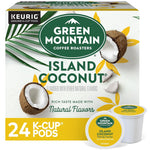 Green Mountain Coffee Roasters Island Coconut Coffee Keurig® K-Cup® Pods, Light Roast, 24/Box (5000365434)