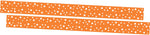 Barker Creek Double-Sided Border, 35" x 3", Dot to Dot Tangerine, 24/Pack (4436)
