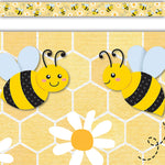 Teacher Created Resources Straight Border Trim, 3" x 2.92', Buzzing Bees, 12/Pack, 6 Packs/Bundle (TCR6908-6)