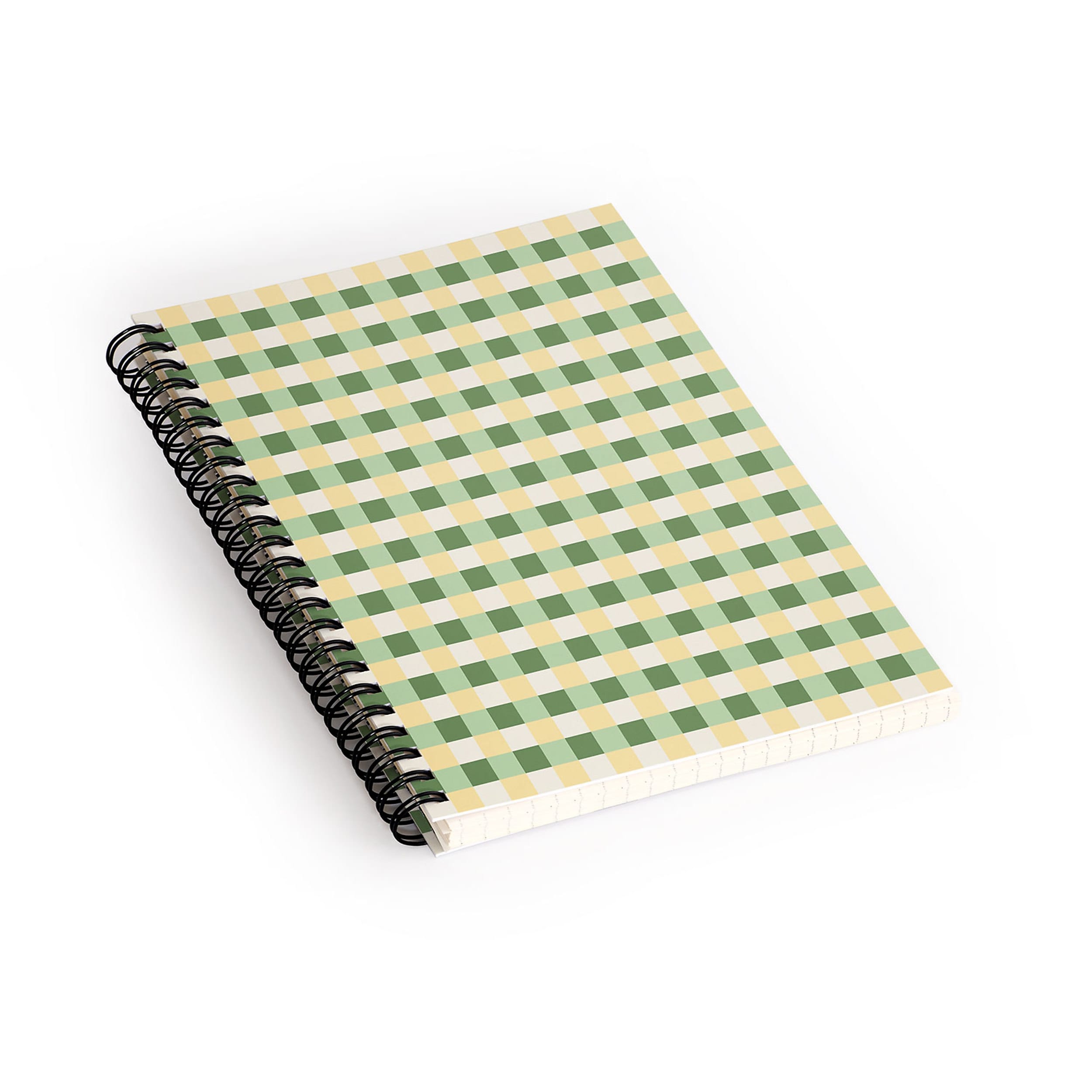 DENY Designs Folktale Gingham 1-Subject Professional Notebooks, 5.5" x 8.25", Dotted, 60 Sheets (89139-NOBS01)