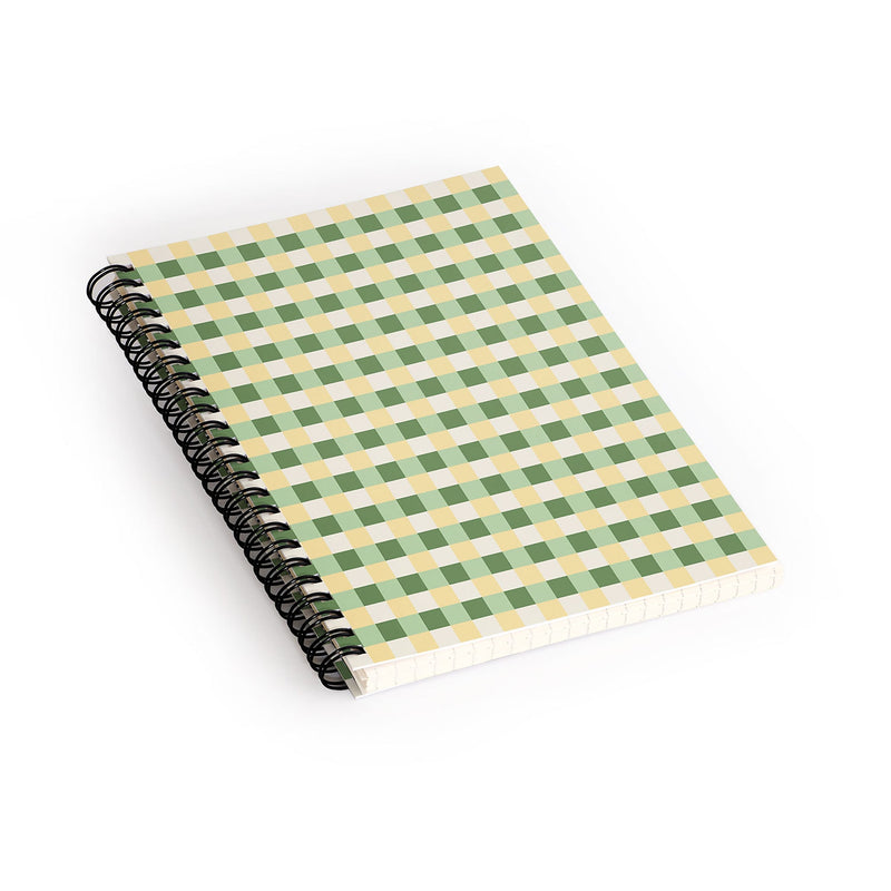 DENY Designs Folktale Gingham 1-Subject Professional Notebooks, 5.5" x 8.25", Dotted, 60 Sheets (89139-NOBS01)